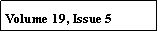Text Box: Volume 19, Issue 5