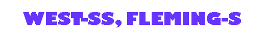 Text Box: WEST-SS, FLEMING-S