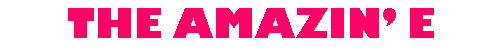 Text Box: THE AMAZIN E
