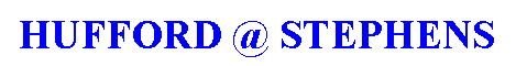 Text Box: HUFFORD @ STEPHENS
