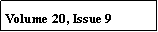 Text Box: Volume 20, Issue 9